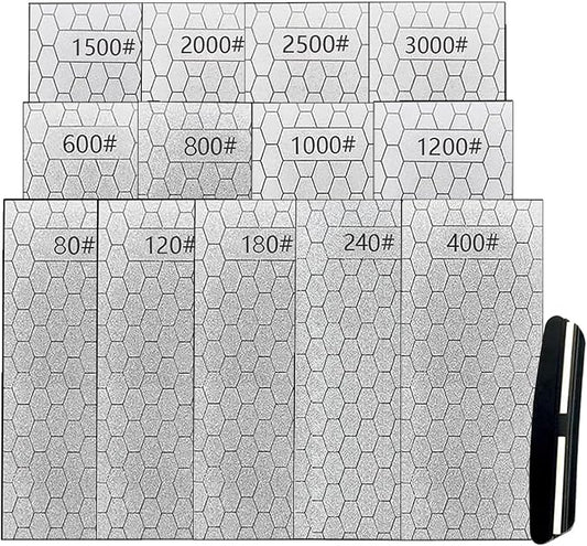 Diamond Sharpening Stone for 13 Pcs Diamond Plate Honing Stone for Kitchen by ceilyweli