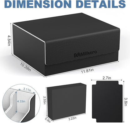 Mlikero Card Deck Case for Trading Cards 1800+, Trading Card Storage Box for - Image 5