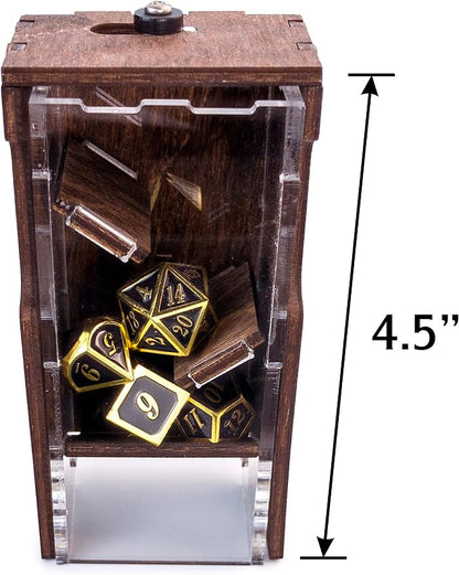 C4Labs Micro Travel Portable Dice Tower and Dice Vault | Fits Standard Seven - Image 2
