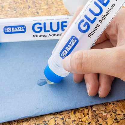 BAZIC Products Washable Glue Pen 1.7 Oz., Liquid Clear Glues Bond Adhesive - Image 5