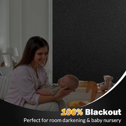 rabbitgoo Blackout Window Film, Sun Heat Blocking Privacy Cover - Image 2