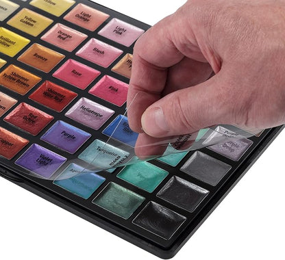 Soho Urban Artist Metallic Watercolors Set – 48 Vibrant Metallic Half Pans in - Image 3