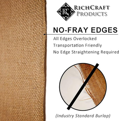 14" x 10yd NO-FRAY Burlap Roll ~ 3 - Image 2