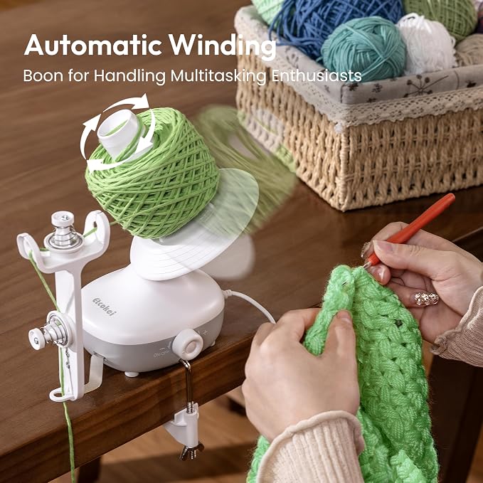 Etcokei Yarn Winder, Electric Yarn Ball Winder - Image 2