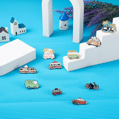 Mixed Enamel Pins for Backpacks, Beadthoven Cute Enamel Brooch Pins Set - Image 7