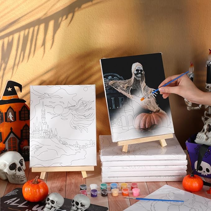 Zhanmai 12 Pack Pre Drawn Canvas - Image 8