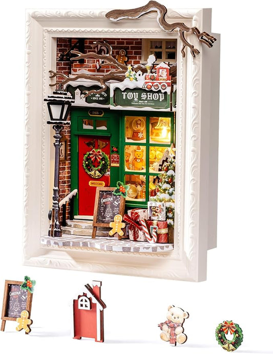Rolife DIY Miniature House Kit, Mini Wooden Dollhouse Kit by Rolife