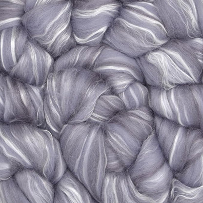 Merino Silk Luxe Tonal Designer Blend. Superfine Merino, Tussah Silk. Top Roving - Image 5