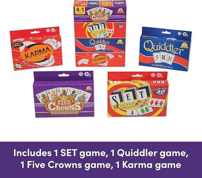 PlayMonster Five Crowns 4 Pack Bundle Card Games - Image 2