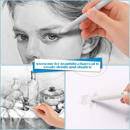 AGPTEK 22 PCS Sketch Drawing Tools, 16 Blending Stumps Set - Image 5