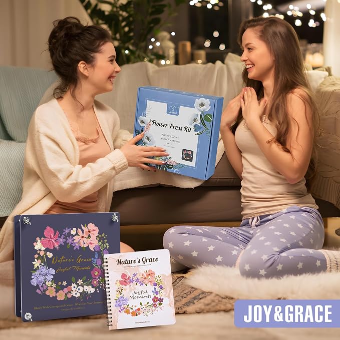 Joy&Grace Flower Press Kit for Adults & Kids, - Image 7