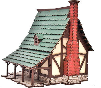 Green Gables P - 3D Wooden Puzzle - DIY 28mm Scale Model Building Kit - Image 3