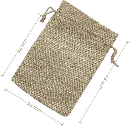 Palmhomee Pack Of 25 Burlap Gift Bags - Image 2