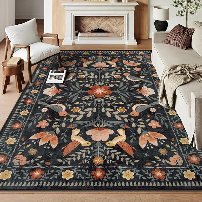 Morebes Washable 8x10 Area Rugs by Morebes