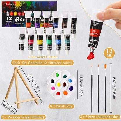 Cholemy 36 Pcs Paint and Sip Kit - Image 3