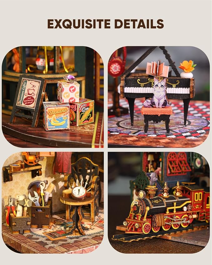 DIY Miniature House Kit, DIY Dollhouse Kit - Image 6