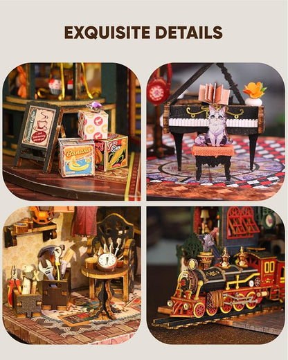 DIY Miniature House Kit, DIY Dollhouse Kit - Image 6