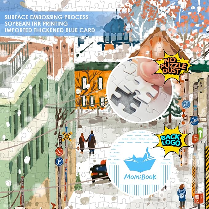 MOMIBOOK Puzzles for Adults 2000s Piece Jigsaw Puzzles of Otaru's Love Letter - Image 4