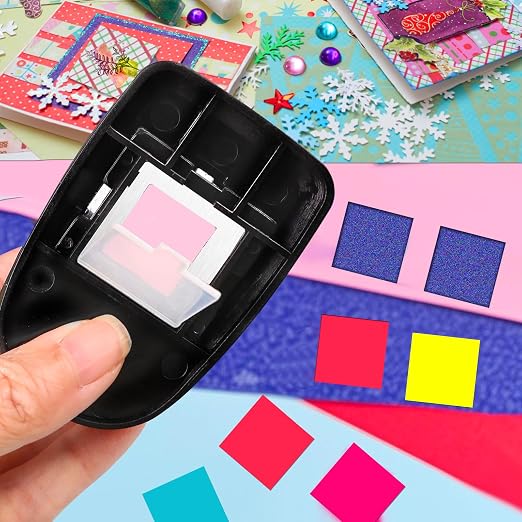 Square Punches for Paper Crafts 0.7 inch Square Hole Punch Squares Paper - Image 3