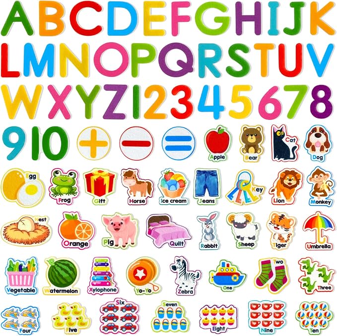 Felt Learning Letters and Numbers by PENGFULL