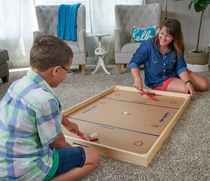 Carrom Champion Nok Hockey Game — Wooden Board Games - Image 2