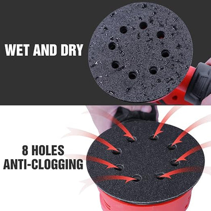 100 Pcs 5 inch Wet Dry Sanding Discs Grit 80 120 180 240 320 400 600 800 1000 - Image 6