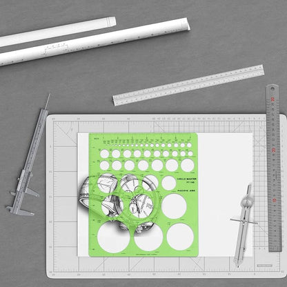 Pacific Arc Professional Circle Guide Template, 45 Total Circle from 1/16 Inch - Image 8
