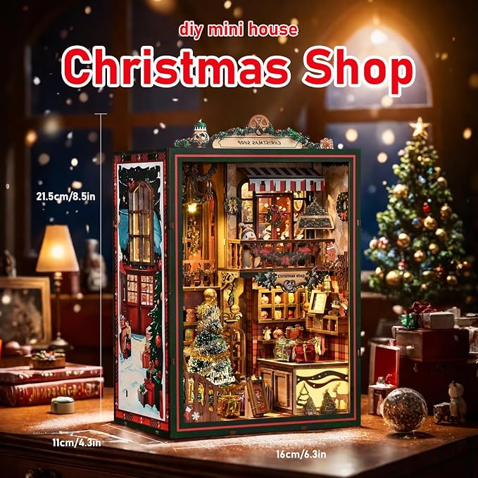 Book Nook Kit - DIY Miniature Dolls House Kit - Image 2