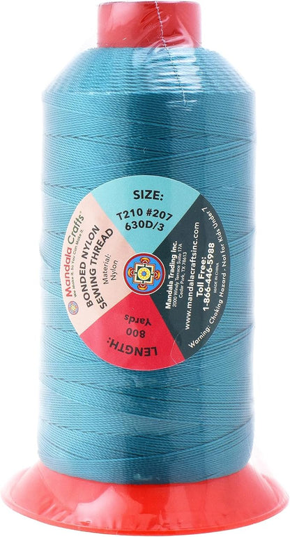 Mandala Crafts Bonded Nylon Heavy Duty Sewing Threads - Image 3