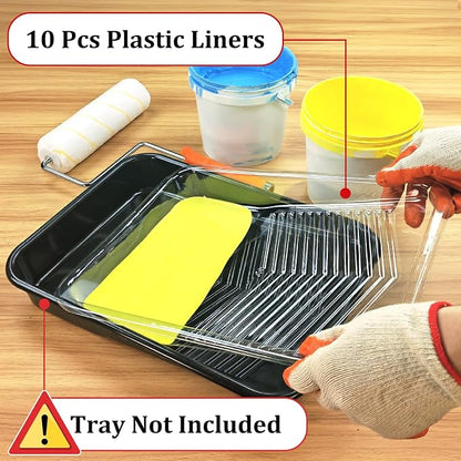 Great Andrew 10 Pcs Paint Tray Liners, Deep Capacity Disposable Paint Tray Liner - Image 4