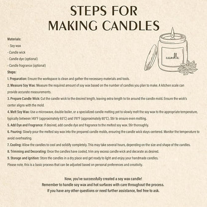 Soy Wax Flakes, Waxcanpy Natural Candle Wax, Organic Soy Wax - Image 8