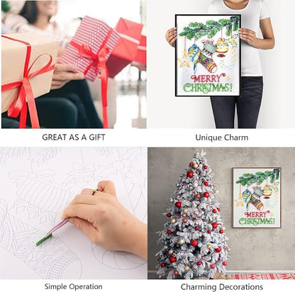 Uniquilling Christmas Quilling Kits, Paper Quilling Kit - Image 9