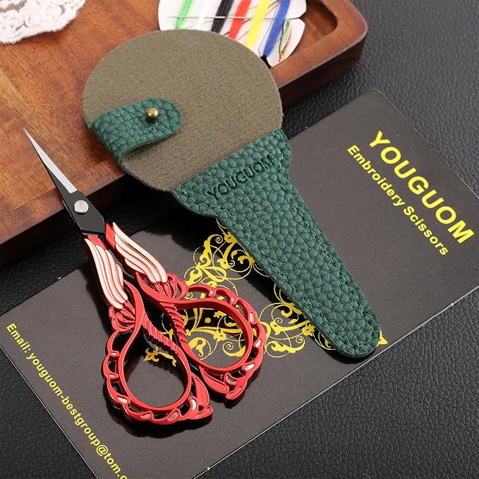 Little Sewing Scissors with Cover Sharp Detail Scissor - Image 2