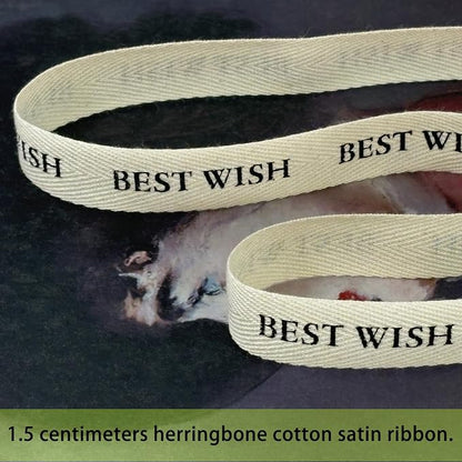 Cotton Herringbone Ribbon - Image 5