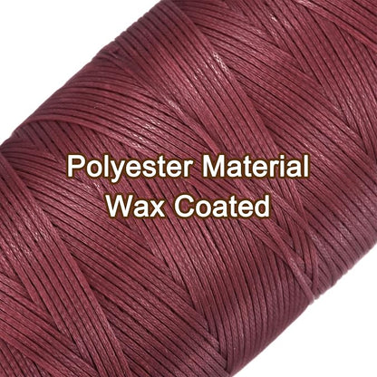 uxcell 150D 0.8mm Flat Waxed Thread 284 Yards Polyester Leather Sewing Waxed - Image 4