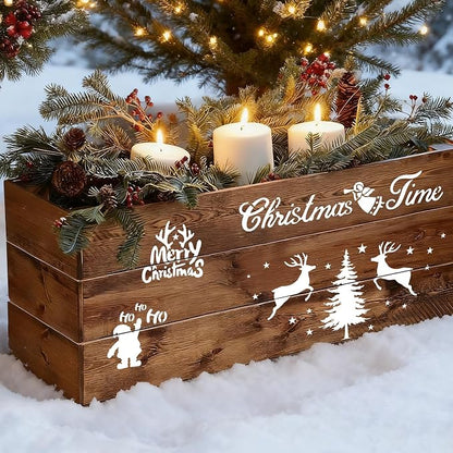 14Pcs Larger Christmas Stencils - Image 5