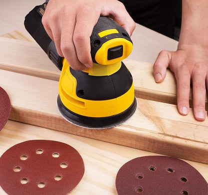 S SATC 150 PCS Hook and Loop Sandpaper 5 Inch Sanding Disc 8 Hole Sanding Discs - Image 5