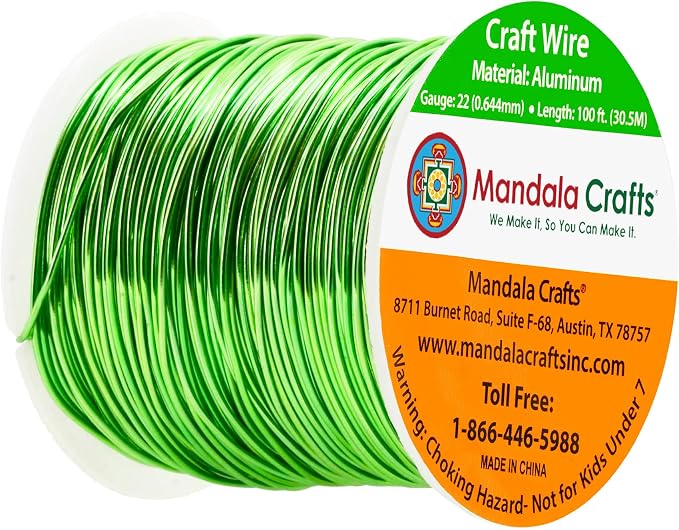 Mandala Crafts 22 Gauge Anodized Aluminum Craft Wire - Image 2