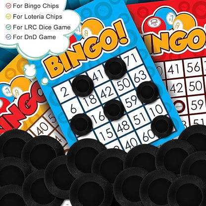 Coopay 1000 Pieces Plastic Poker Chips, Bingo Chips Bulk Learning Counters - Image 7