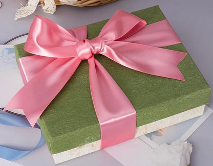 2 Inch Rose Gold Solid Satin Ribbon, 50 Yards Craft Fabric Ribbon - Image 4