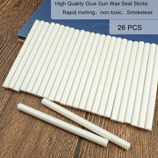 Wax Seal Stick, Ioggtser 26 PCS Mini Glue Gun Wax Seal Stick - Image 2