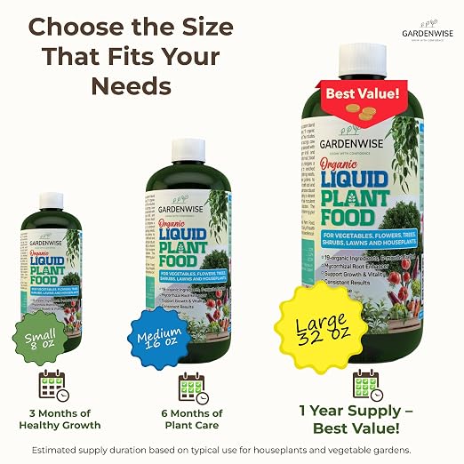 Organic Liquid Plant Food for Indoor Houseplants – All Purpose Fertilizer for - Image 8