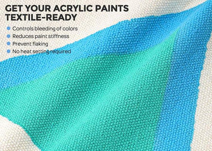 Nicpro Professional Effects Fabric Medium, 8.45oz Bottle Fabric Painting - Image 3