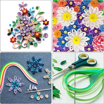 PATIKIL Quilling Strips Paper 600pcs 1.5mm 39cm Origami Paper Quilling Kits - Image 7