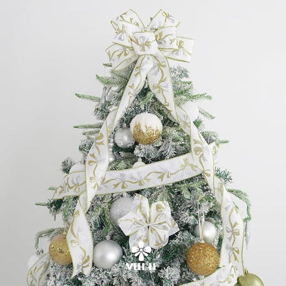MEEDEE Gold & Silver Christmas Ribbon - Image 4