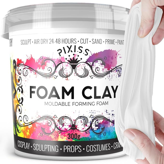Moldable Cosplay Foam Clay by Pixiss Cosplay Foam Clay by PIXISS