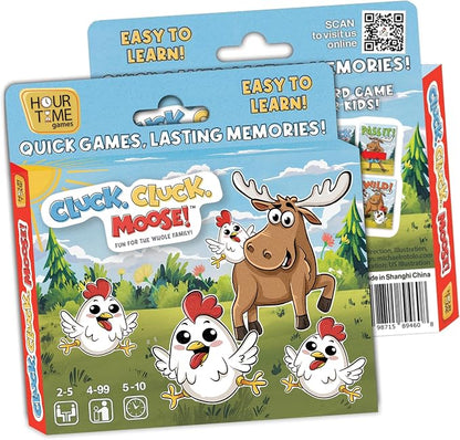Hour Time Games Cluck Cluck Moose – Hilarious Animal-Themed Card Game by HourTimeGames