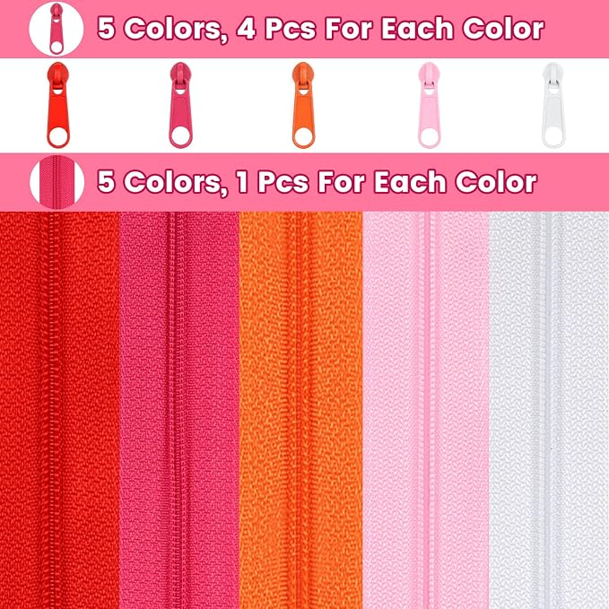DOITEM Zipper Tape 3 mm Nylon Endless Zipper Set - Image 2