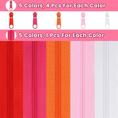 DOITEM Zipper Tape 3 mm Nylon Endless Zipper Set - Image 2