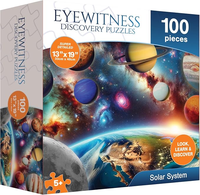 Eyewitness Discovery Puzzle Solar System, 100 Piece Jigsaw by EyewitnessDiscoveryPuzzles